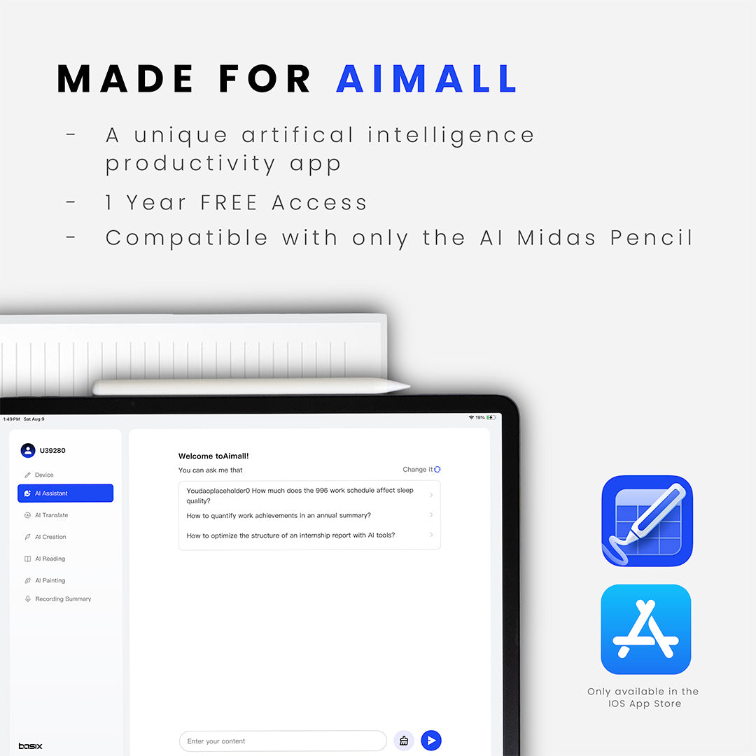 Midas AI iPad Pencil