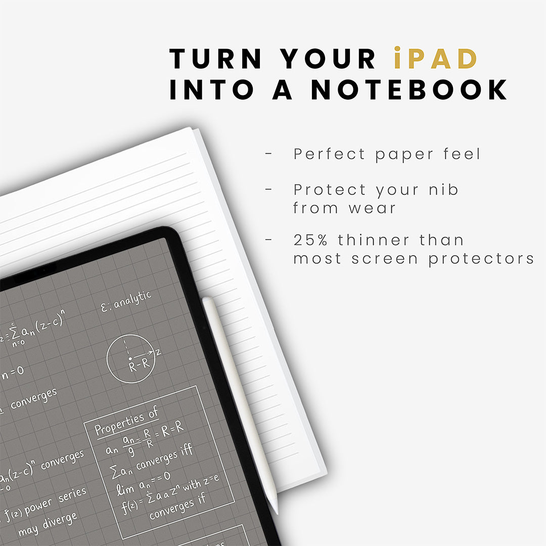 Midas Paper Feel Screen Protector (2 pack) + Midas Pen Tips